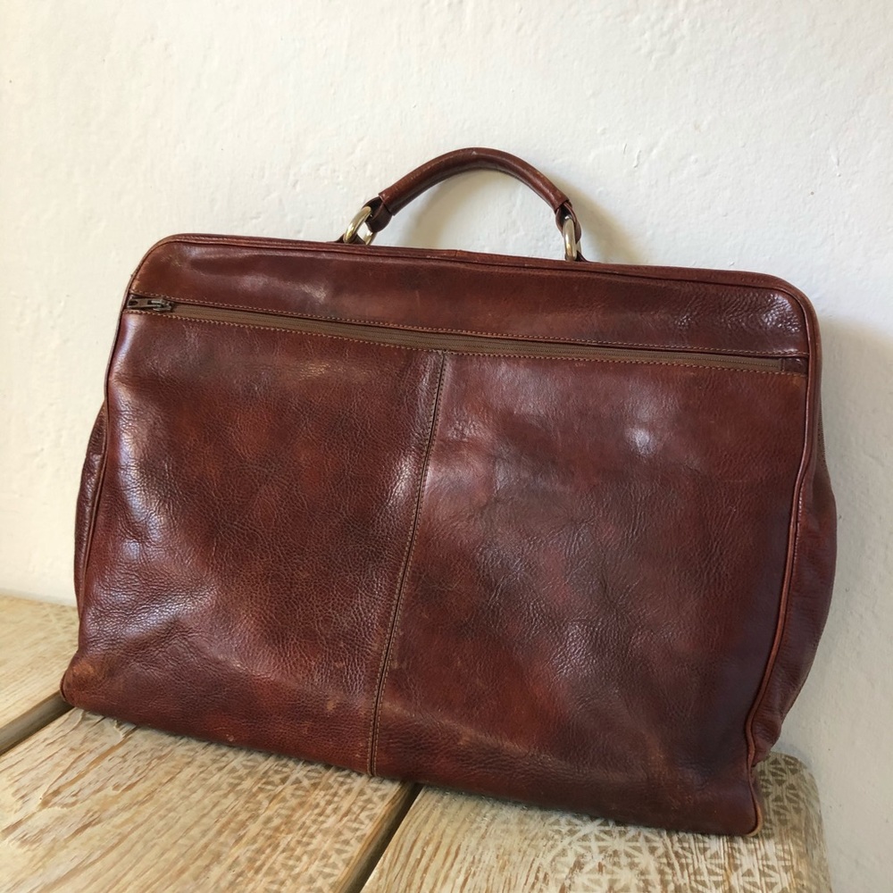 Bag, laptop bag, Vintage Picard, real leather - Picture 6 of 6